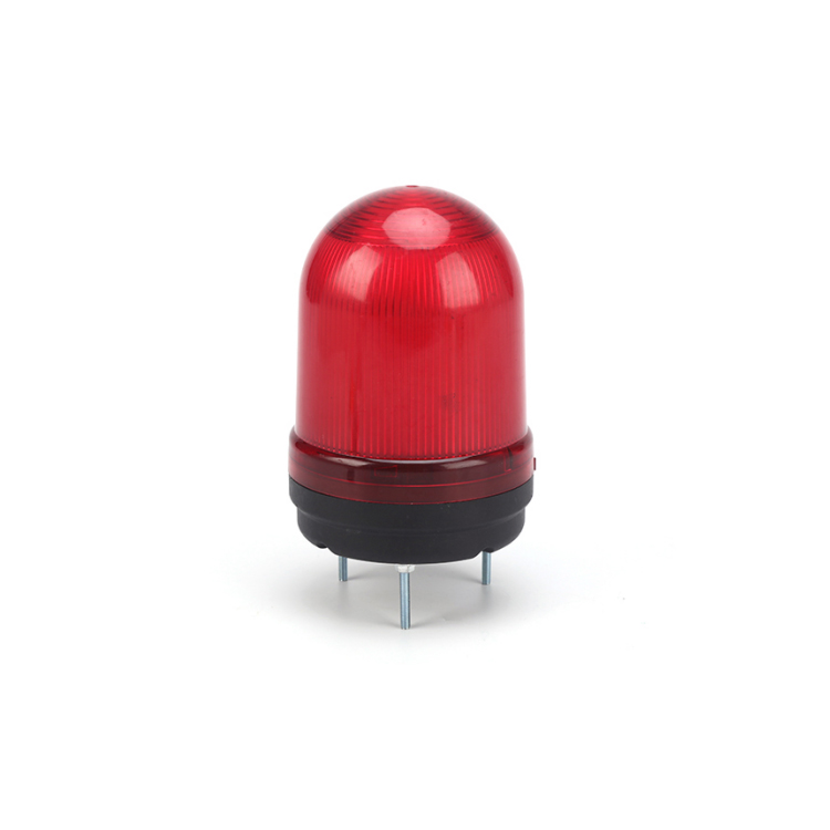 AL901-R-31 Φ90 220V Red Round Head Rotating Warning Light Alarm LED Flashing Light And Paperback Base (2)