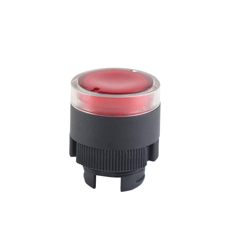 GXB2-EW33 RED Round Flush Push Button Head With Green Light And Cover