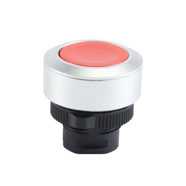 LA115-5-E Φ22 ~ Φ30 Momentary Adjustable Round Red Flush Push Button Head