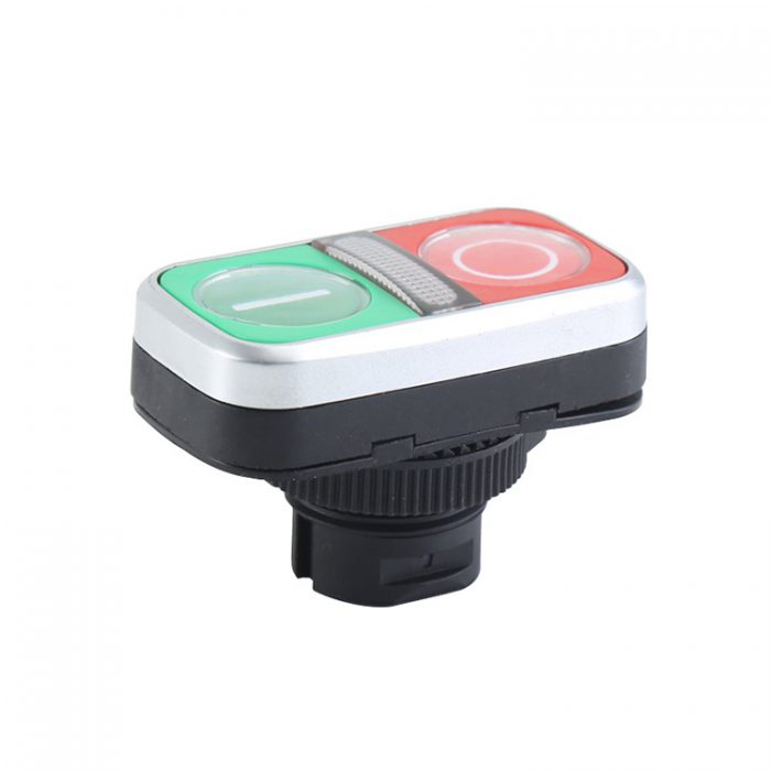 LA115-5-R1 Double Control Push Button Head With Symbols Without Illumination