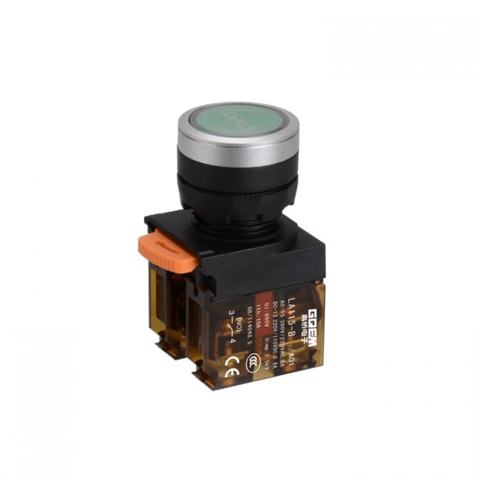LA115-B5-11B-A01 1NO&1NC Momentary Flush Push Button