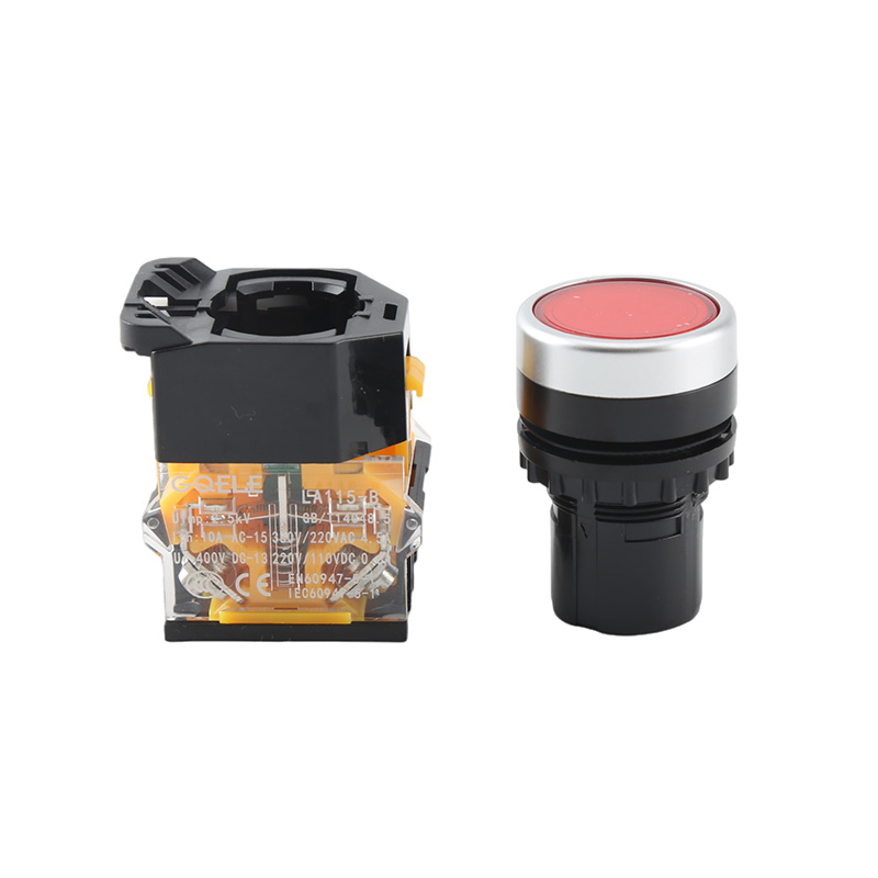 LA115-B8-11BN Plastic Flush Push Button Switch-2