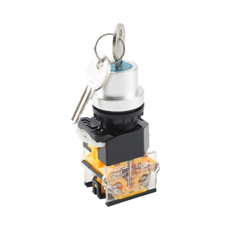LA115-B8-11Y 1NO&1NC 2-postition Self-locking Key-operated Key Selector Push Button Switch
