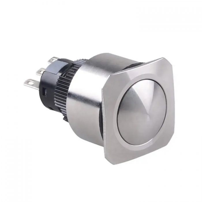 GL-22BF22-SJ 22mm Flat head 1NO 1NC Momentary Push button switch