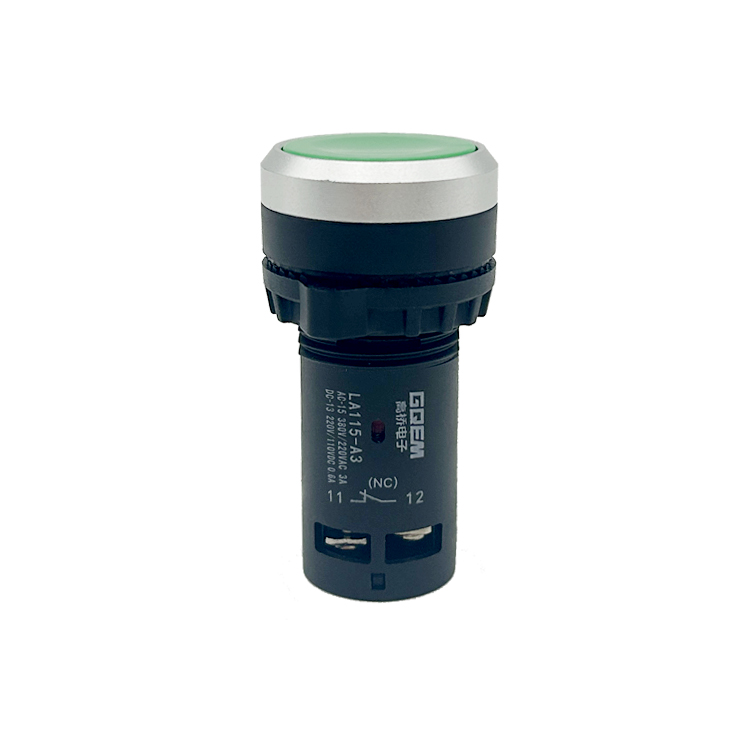 LA115-A3-11BN Plastic Flush Push Button Without Light (2)