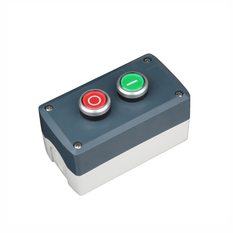GOB-2A10-GW 2 Holes On Off Push Button Control Box GOB-2A10-GW 2 Holes On Off Push Button Control Box