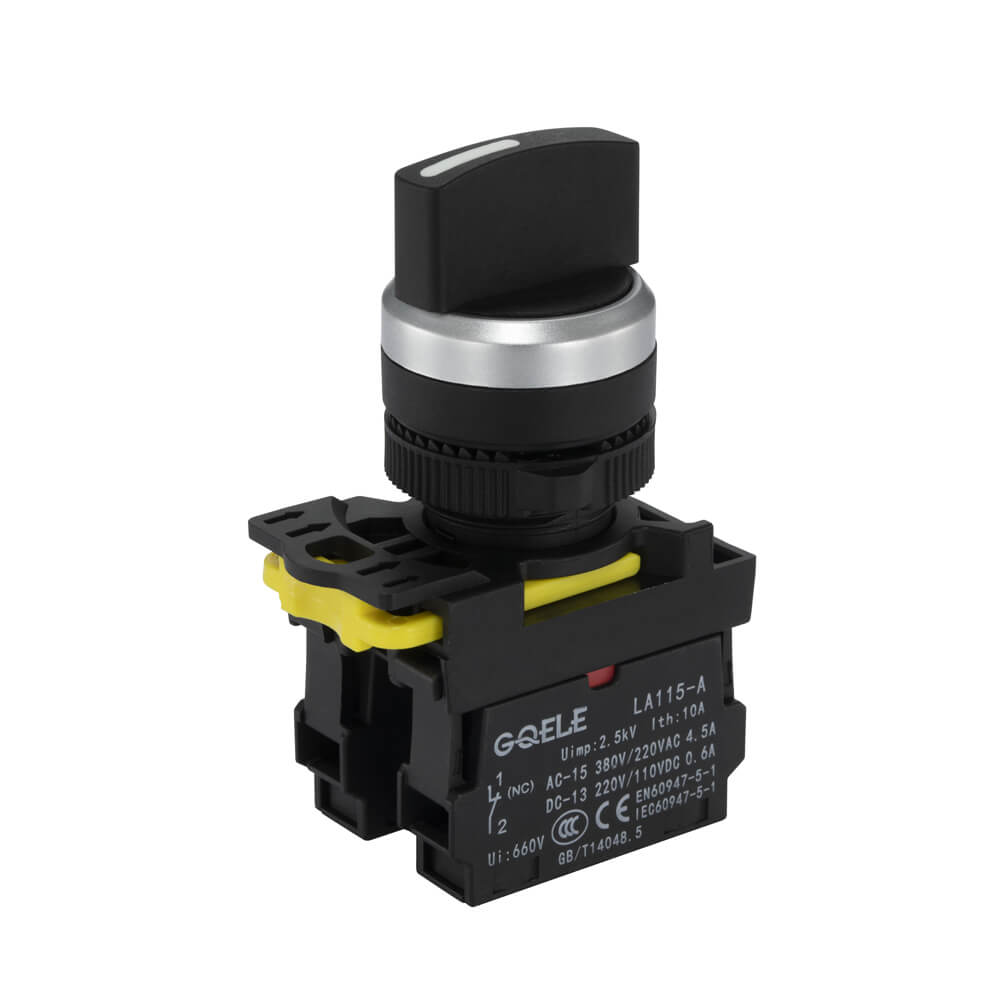 LA115-A5-20XS-FFU - Переключатель с 3 позициями, моментальный, поворотный переключатель