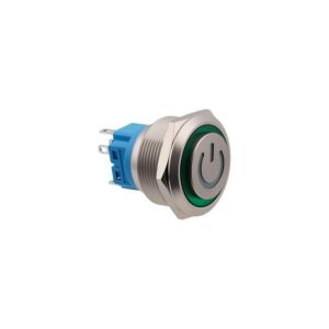 LA115-B5-10X/FU Импульсная кнопка с короткой ручкой 1НО, поворотный выключатель питания 22 мм