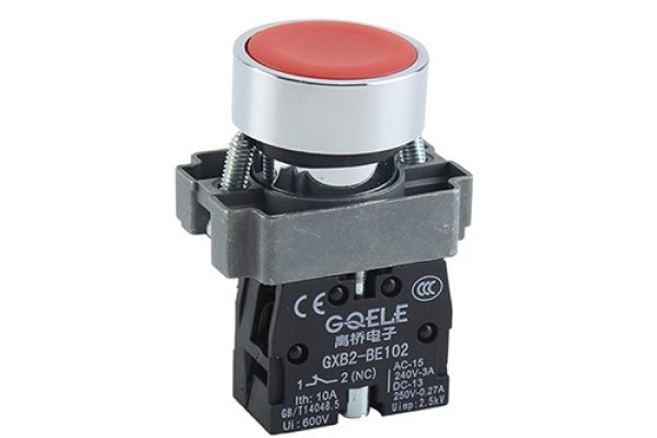 spring return momentary push button